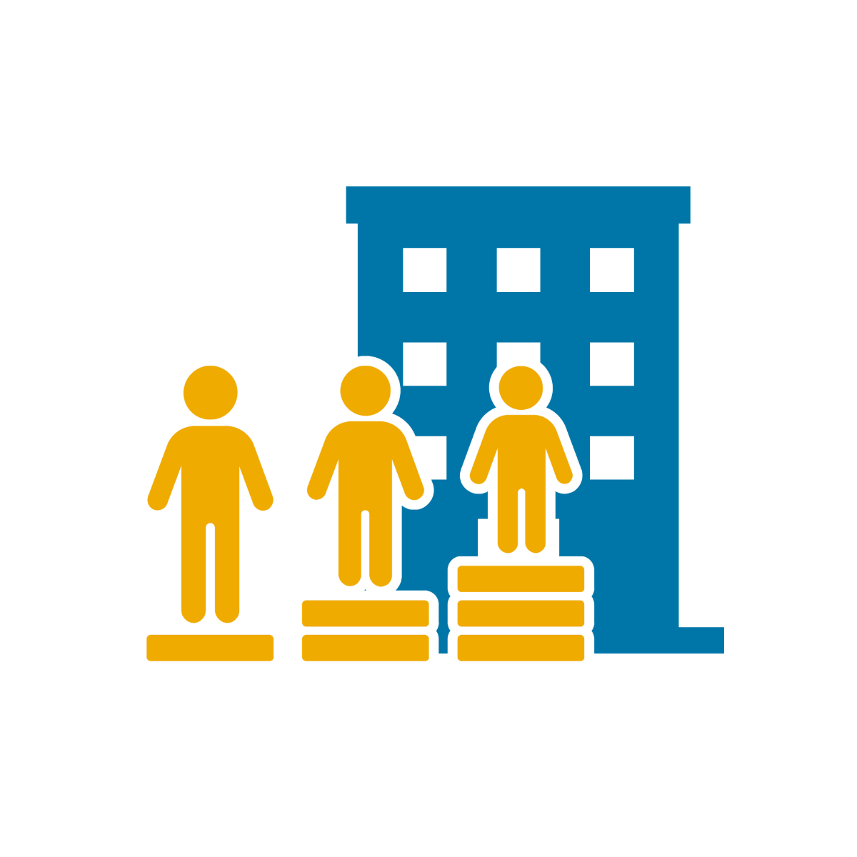 Equity-priority building designations icon